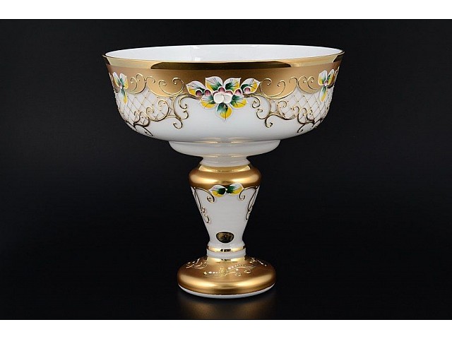Фруктовница Bohemia Crystal 26 см И-В белая Фруктовница Bohemia Crystal 26 см И-В белая
