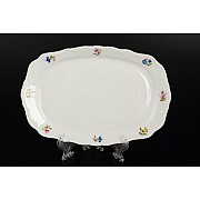 Блюдо Мелкие цветы отводка золото Корона Queens Crown 21 см