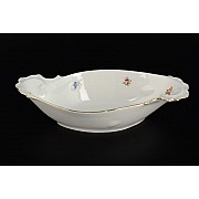 Салатник 24 см Мелкие цветы отводка золото Корона Queens Crown
