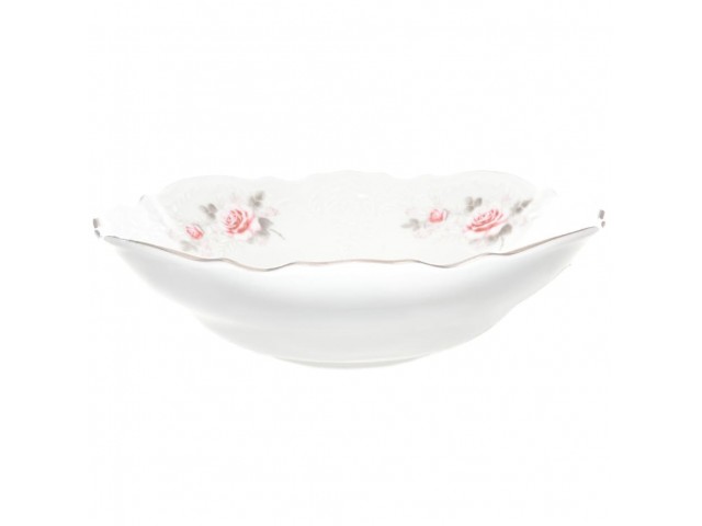 Салатник Bernadotte Серая роза платина 19 см