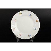 Набор тарелок 17 см Офелия Мелкие цветы отводка золото MZ 6 шт