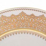 Набор тарелок Falkenporzellan Agadir Seladon Gold 27 см