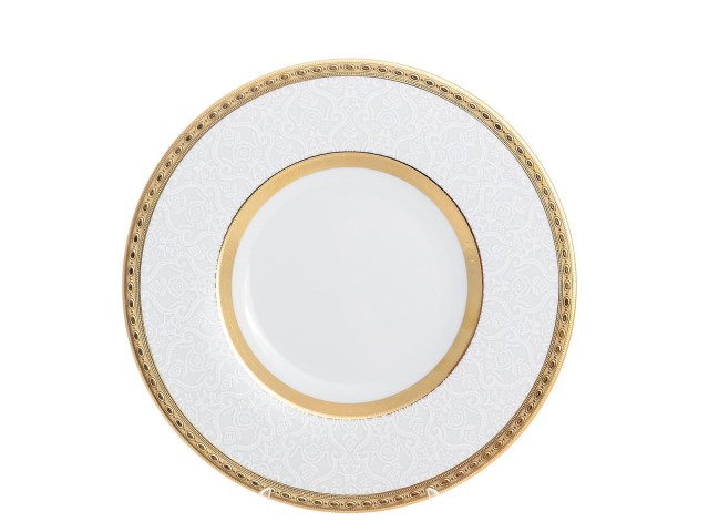Блюдо круглое Falkenporzellan Constanza Diamond White Gold 32 см Блюдо круглое Falkenporzellan Constanza Diamond White Gold 32 см