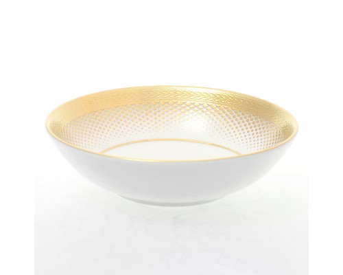 Набор розеток Falkenporzellan Constanza Rio white gold 11 см