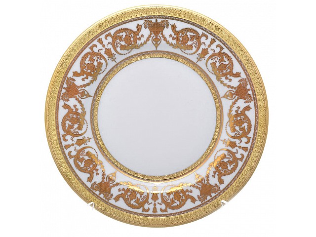 Набор тарелок Falkenporzellan Imperial White Gold 21 см