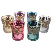 Набор разноцветных стаканов для воды Veneziano Color 250 мл