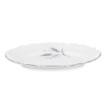 Блюдо овальное плоское 22 см Серебряные колосья Repast