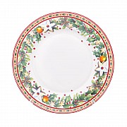 Тарелка Repast Christmas world Green диаметр 21 см