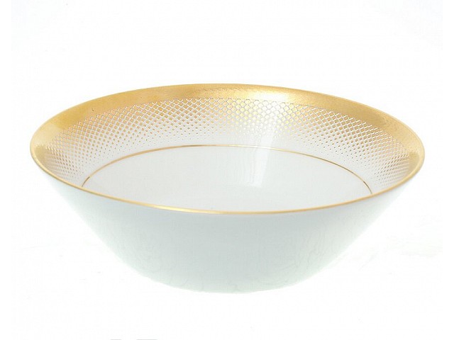 Салатник Falkenporzellan Rio white gold 24 см