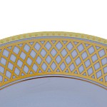 Набор тарелок 27 см Falkenporzellan Constanza St Peterburg Gold 6 шт