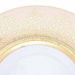 Набор тарелок Falkenporzellan Constanza Marakesh Cream Gold 29 см