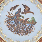 Набор тарелок Repast Охота красная Мария-тереза R-L 21 см