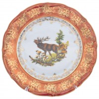 Набор тарелок Repast Охота красная Мария-тереза R-C 21 см