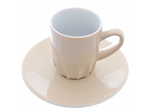 Чашка с блюдцем для эспрессо Benedikt Ribby жасмин 80 мл