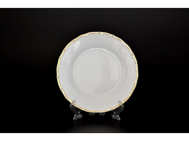 Набор тарелок 17 см Офелия Отводка золото MZ 6 шт