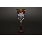 Набор бокалов для вина Волна красная E-V Bohemia