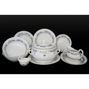 Столовый сервиз Николь Синие цветы Thun на 6 персон 27 предметов