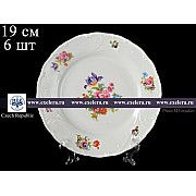 Набор тарелок 19 см Лиана Весенний букет MZ 6 шт