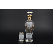 Набор для воды Медовый тюльпан NB-Arte Bohemia Crystal 7 предметов