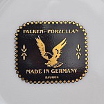 Набор салатников Falkenporzellan Tosca Bordeaux Gold 18 см