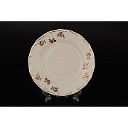 Набор тарелок 19 см Анжелика Слоновая кость Золотая роза MZ 6 шт