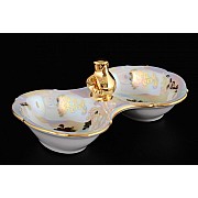 Прибор для специй двойной Офелия Роза перламутр MZ