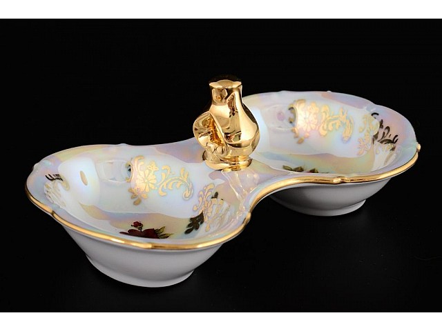 Прибор для специй двойной Офелия Роза перламутр MZ