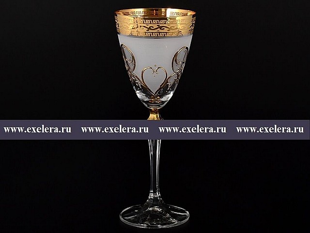 Набор бокалов для вина 250 мл Версаче Элизабет Bohemia Crystal6 шт Набор бокалов для вина 250 мл Версаче Элизабет Bohemia Crystal6 шт