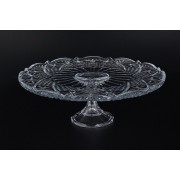 Тарелка для торта 31 см на ножке Sirius-Nova Crystalite Bohemia