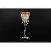 Набор фужеров для вина Лепка белая E-V Bohemia 185 мл