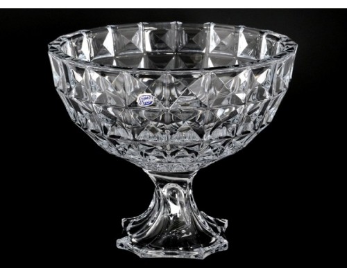 Фруктовница 28 см Diamond Crystalite Bohemia R-G
