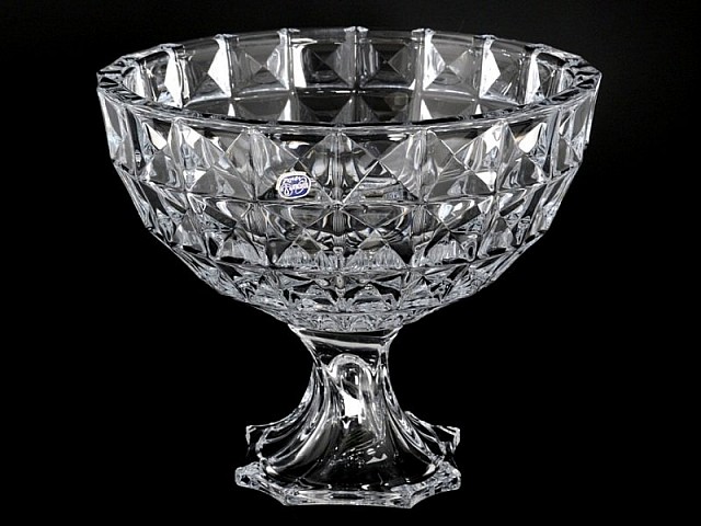 Фруктовница 28 см Diamond Crystalite Bohemia R-G