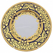 Набор тарелок Falkenporzellan Natalia cobalt gold 23 см