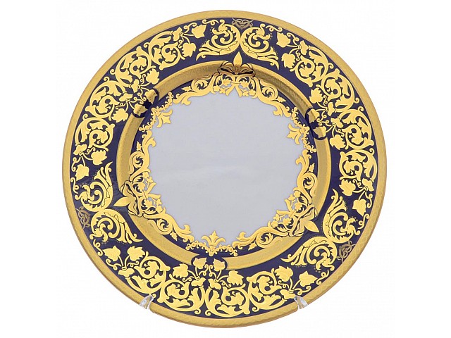 Набор тарелок Falkenporzellan Natalia cobalt gold 23 см Набор тарелок Falkenporzellan Natalia cobalt gold 23 см