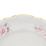 Салатник Bernadotte Серая роза золото 19 см