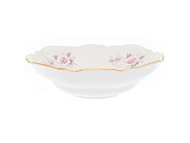 Салатник Bernadotte Серая роза золото 19 см
