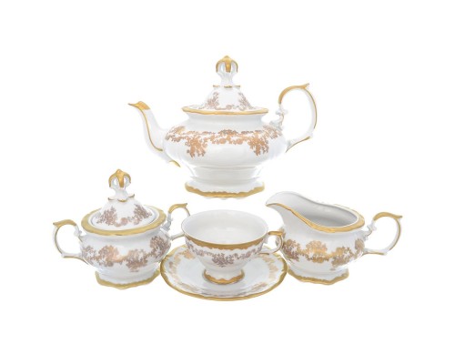 Чайный сервиз Queen's Crown Кастел на 6 персон 15 предметов