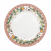 Тарелка Repast Christmas world Green диаметр 26 см