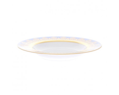 Набор глубоких тарелок Falkenporzellan Constanza Marakesh Blue Gold 22 см