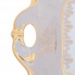 Блюдо квадратное Queen's Crown Aristokrat Охота бежевая 32 см