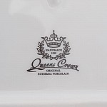 Блюдо фигурное Queen's Crown Роза перламутр 32 см Блюдо фигурное Queen's Crown Роза перламутр 32 см