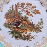 Набор тарелок Repast Охота зеленая Мария-тереза R-L 18 предметов
