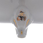 Фруктовница Queen's Crown Роза перламутр 33 см