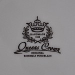 Фруктовница Queen's Crown Роза перламутр 33 см