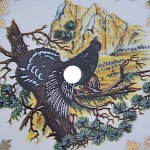 Этажерка 3-х ярусная Queen's Crown Aristokrat Охота зеленая