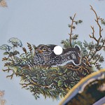 Этажерка 3-х ярусная Queen's Crown Aristokrat Охота зеленая