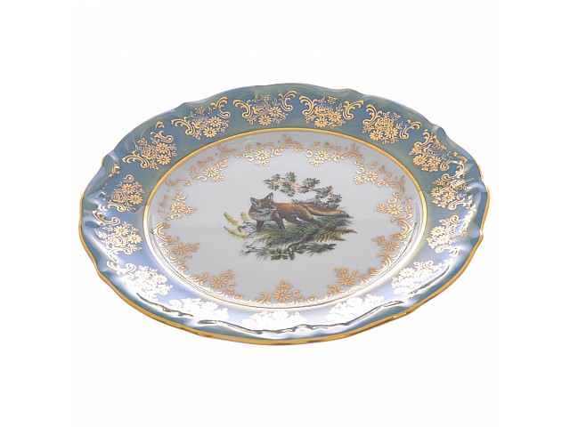 Тарелка Repast Охота зеленная Мария-тереза R-C 17 см