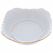Набор салатников Repast Rococo Золотая полоса 17 см