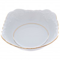 Набор салатников Repast Rococo Золотая полоса 17 см