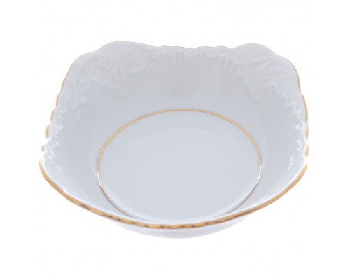 Набор салатников Repast Rococo Золотая полоса 17 см